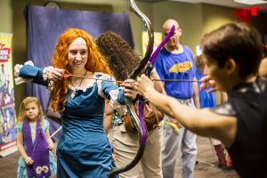 Aspiring super-heros of all ages joined forces at Tempe Public Library for the Phoenix Comicon.