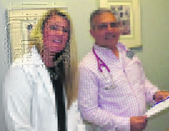 Kayla Shelley, P.A. and Dr. Zaheer Shah of Primacare. 